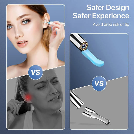 Smart Visual Ear Wax Cleaner with Camera, 1080p FHD Led Light, 360° Visual WIFI Camera