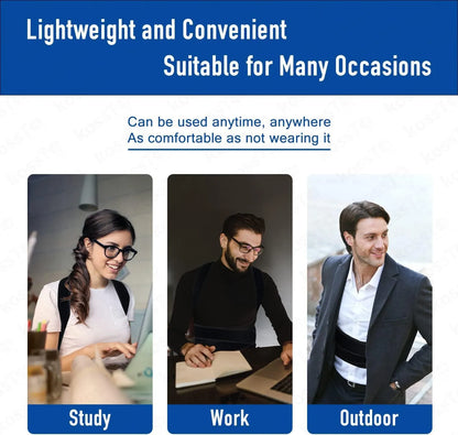 Adjustable Back Posture Corrector Belt – Pain Relief & Confidence Boost for Men & Women