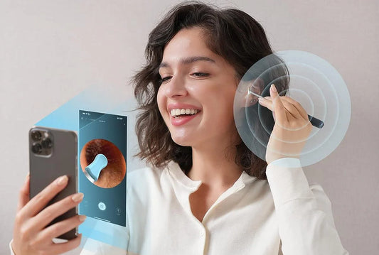Smart Visual Ear Wax Cleaner with Camera, 1080p FHD Led Light, 360° Visual WIFI Camera